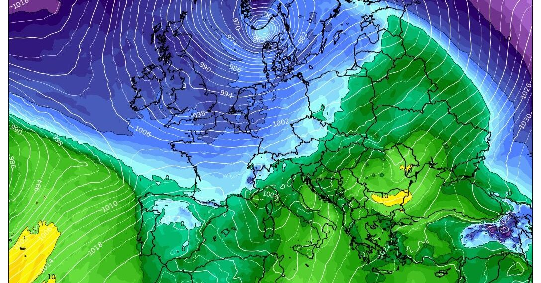 FOCUS: L’aria Artica sull’Europa, non riesce a valicare le Alpi