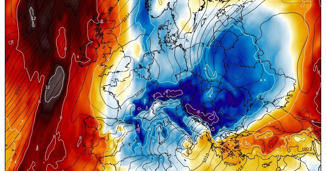 METEO LIVE: Il BURAN ha sfondato sull Italia