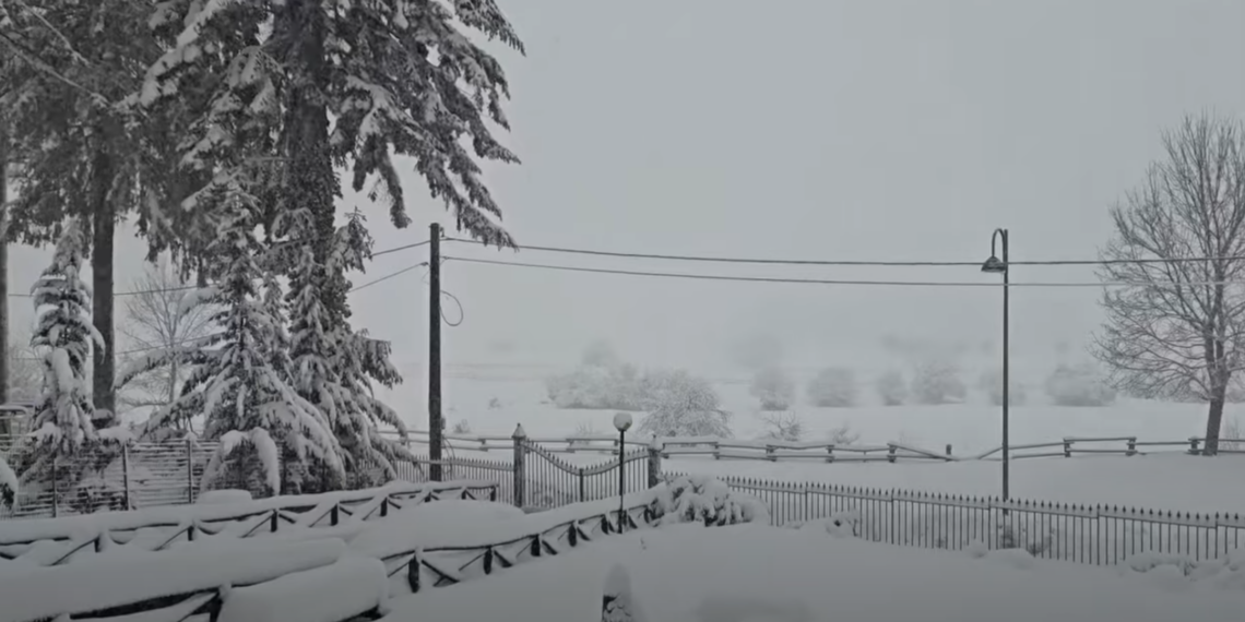 VIDEO: Lago Laceno in Campania fa il pieno di neve