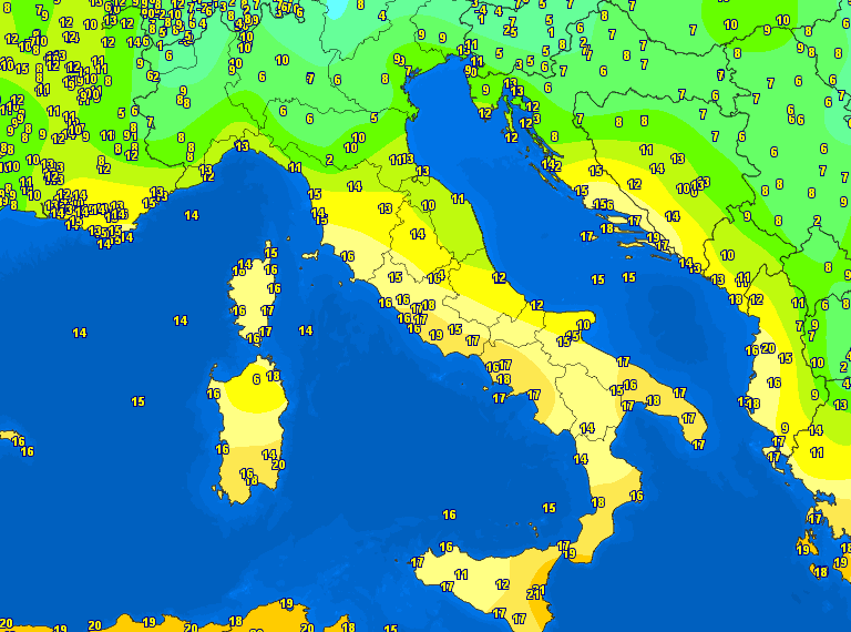 TEMPERATURE: Primaverili su mezza Italia