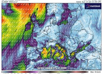 METEO LIVE: Gelidi venti di Bora e Grecale fino a 100 km/h