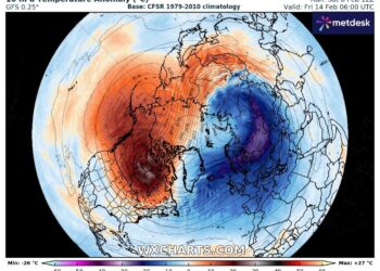 STRATWARMING IN ATTO!!! Ondata Artica probabile sull’Italia