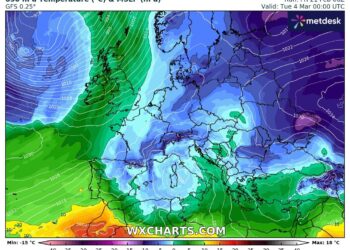 FOCUS: Ondata di gelo in arrivo a inizio Marzo