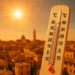 Sole cocente e termometro sopra i 40 gradi in una città italiana durante l’ondata di caldo africano
