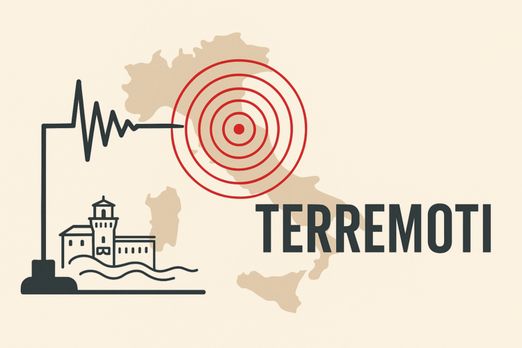 Mappa sismica dell’Italia con epicentri dei terremoti aggiornata in tempo reale da INGV