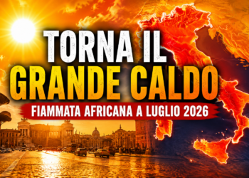 Torna il caldo rovente, ecco la fiammata di luglio 2026