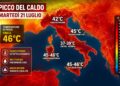 Picco del caldo: ecco quando potremmo raggiungere i 46 gradi