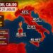 Picco del caldo: ecco quando potremmo raggiungere i 46 gradi