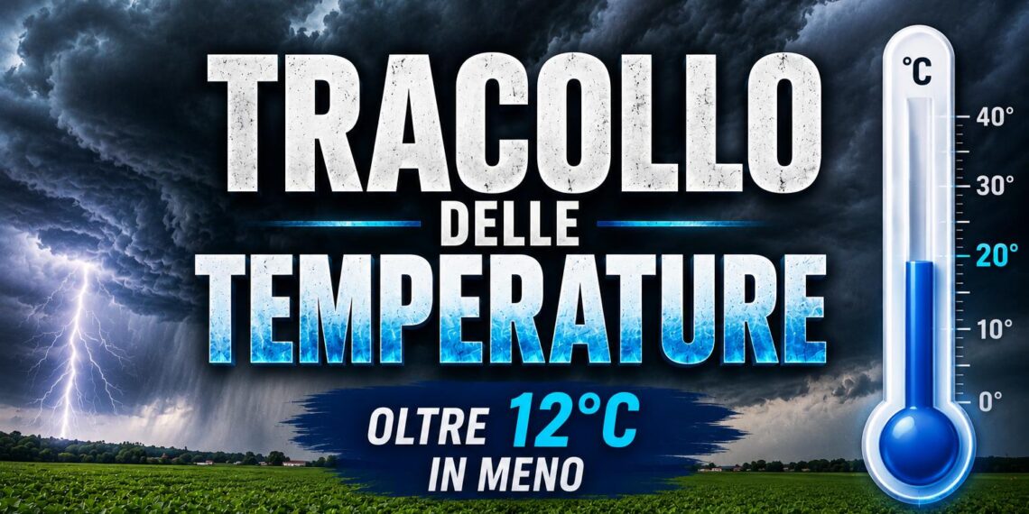 Il tracollo delle temperature di fine luglio