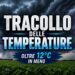 Il tracollo delle temperature di fine luglio