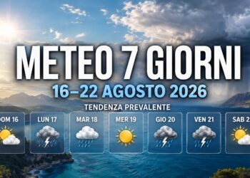 Meteo 7 giorni due break temporaleschi dopo Ferragosto