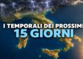 Piogge in Italia nei prossimi 15 giorni: il Paese sarà diviso in due