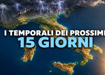Piogge in Italia nei prossimi 15 giorni: il Paese sarà diviso in due